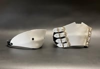 Image 1 of Leather Panel Gag combo set - White Edition 