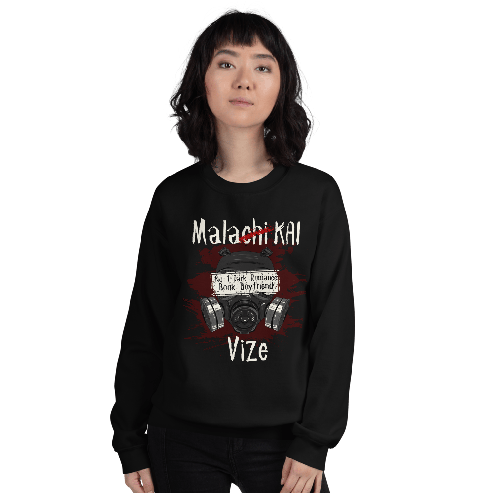 Image of Officially licensed Malachi trigger warning front & back design Unisex Sweatshirt