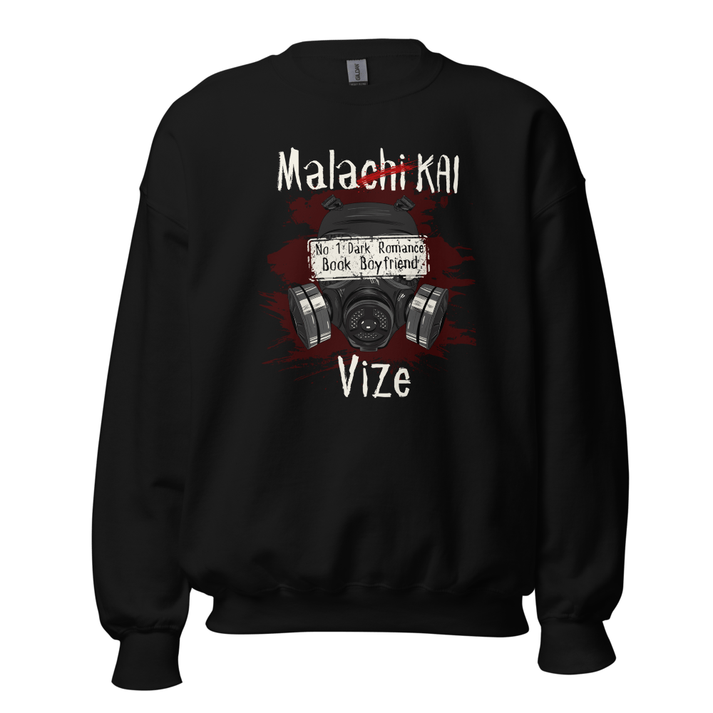 Image of Officially licensed Malachi trigger warning front & back design Unisex Sweatshirt