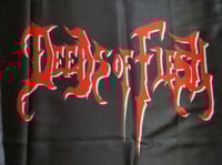 Image 4 of DEEDS OF FLESH - Trading pieces Flag (cloth poster Banner tapestry) Death metal