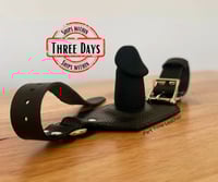 Image 1 of Bondage Leather Penis Gag - Panel Gag 
