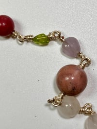 Image 5 of South Hamptons | Garden of Gems multi gemstone long Necklace 113 cm