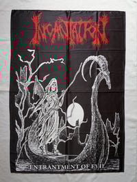 Image 1 of INCANTATION - Entrantment of evil Flag (cloth poster Banner tapestry) Death metal