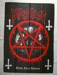 Image 1 of KRISIUN - Black force domain Flag (cloth poster Banner tapestry) Death Black metal Sarcofago