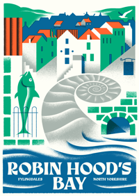 Image 2 of Robin Hood's Bay Screenprint