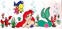 Image 2 of Mermaid UVDTF cup wrap 