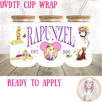 Image 1 of Rapunzel UVDTF cup wrap 