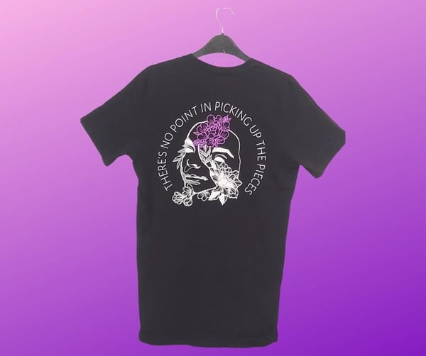 Image of THERES NO POINT IN PICKING UP THE PIECES TEE