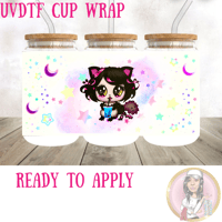 Kitty moon UVDTF cup wrap 