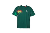 Image 1 of Green Lavish Element paint splatter Tshirt 