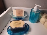 Image 1 of Resin Soap Set - Ocean Blue