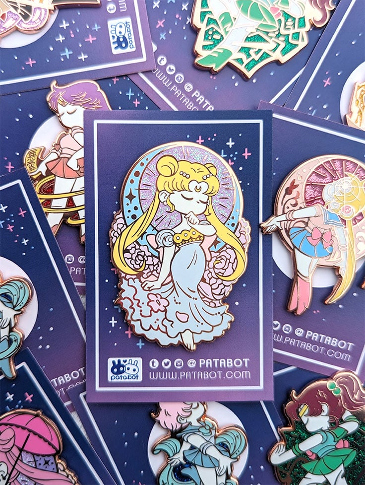 Glitter Pin - Serenity Princess 