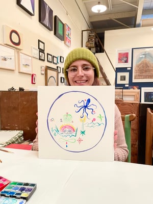 Image of "Tarot and Watercolor" Workshop with Georgia Carbone ~ Saturday, 8/31, 2-5pm