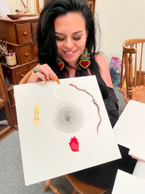 Image of "Tarot and Watercolor" Workshop with Georgia Carbone ~ Saturday, 8/31, 2-5pm