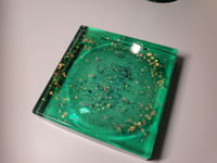 Image 2 of Resin Soap Set - Glitter Green