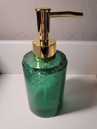 Image 3 of Resin Soap Set - Glitter Green