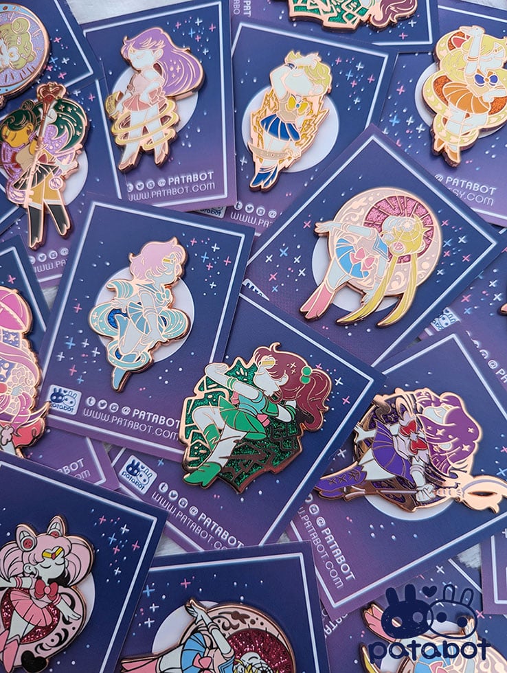 Glitter Pin - Mars Henshin