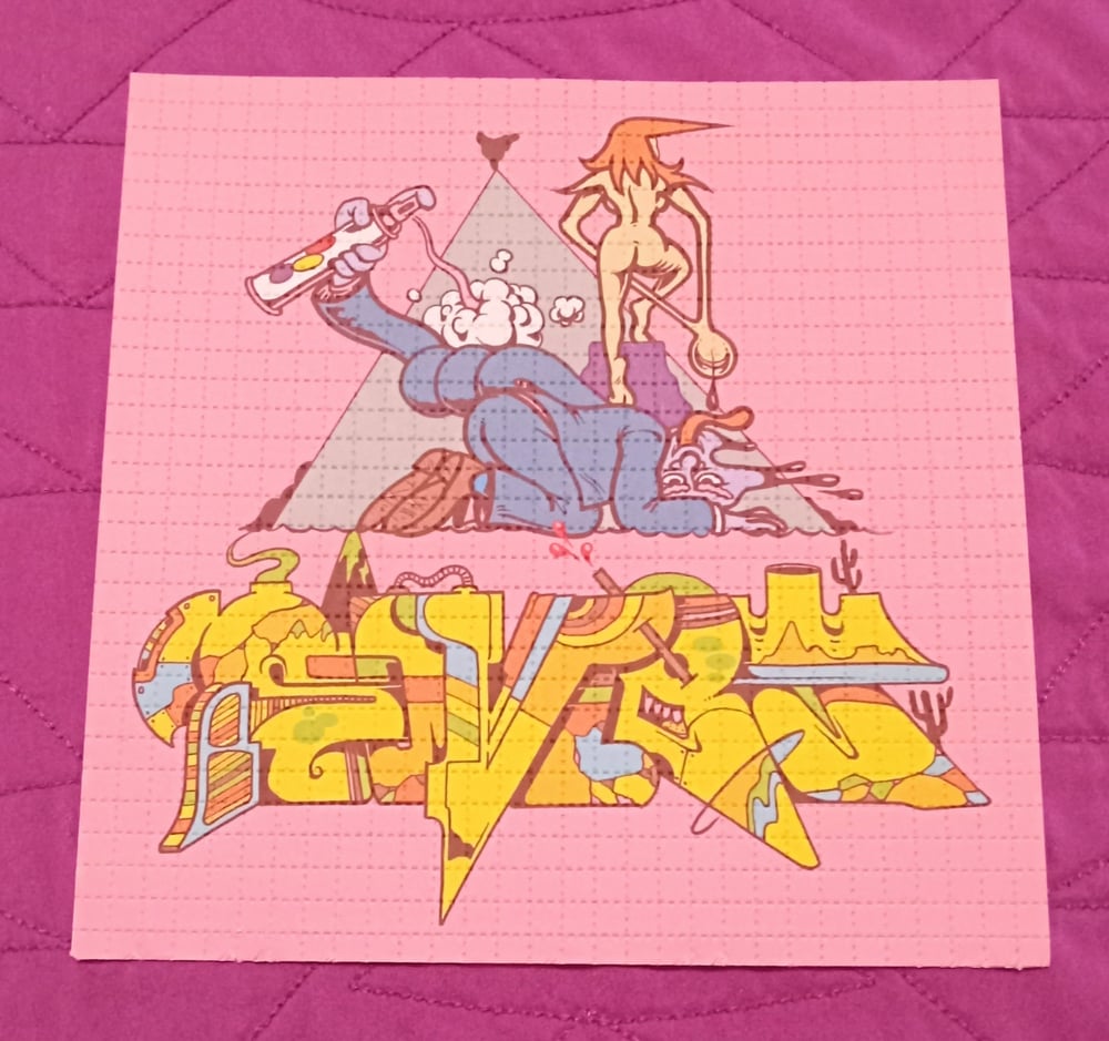 Image of 'No More In Love' Blotter Art 2024