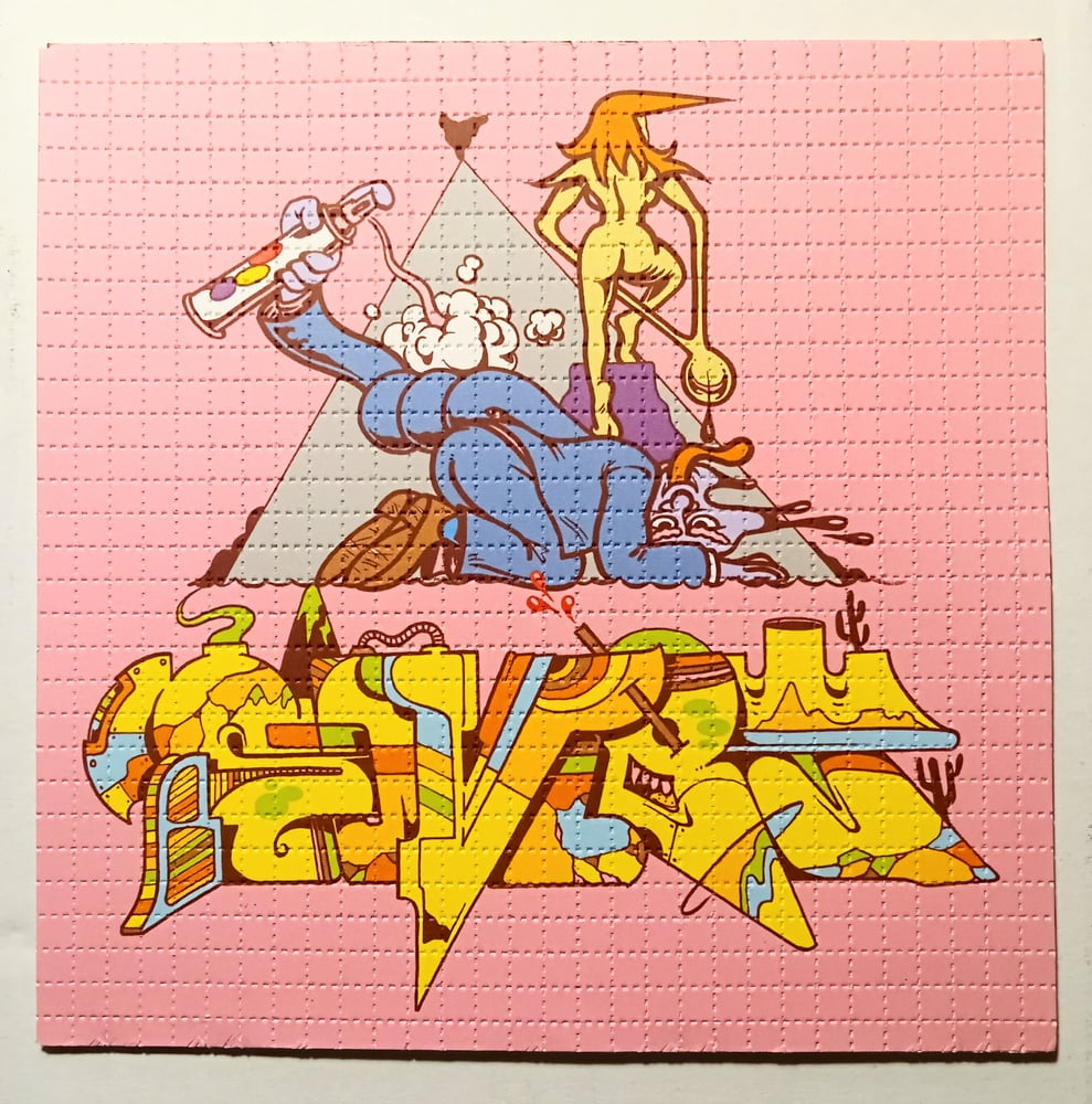 Image of 'No More In Love' Blotter Art 2024