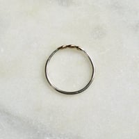 Image 3 of Three Eyelet Ring in Mixed Metals