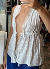 Image 3 of tie up blouse