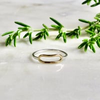 Image 1 of Lacuna Ring in Silver or Mixed Metals