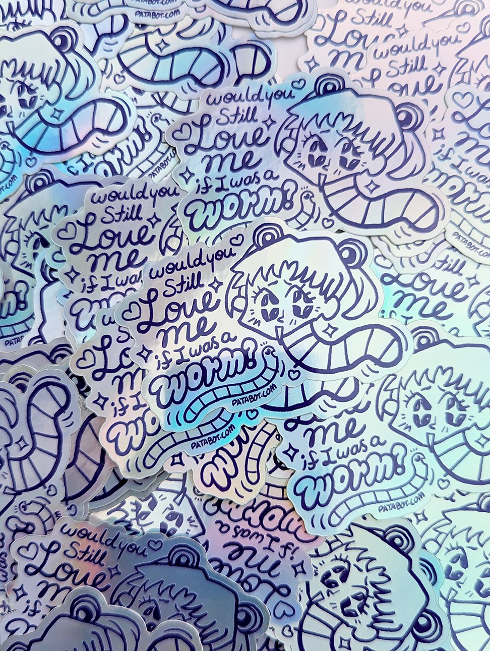 Sticker - Worm Love