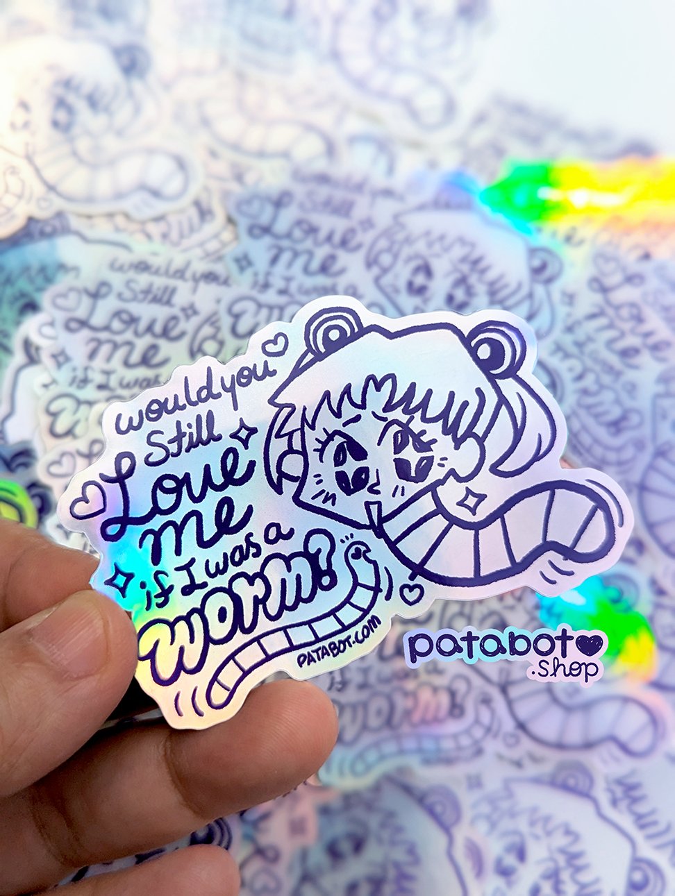 Sticker - Worm Love
