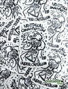 Sticker - Saturn Devouring His Anime Bodypillow