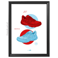 Image 2 of Sneaker Poster New Balance 990 V6 x Joe Freshgoods