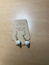 Radiant Faith Beaded Earrings (Gold)