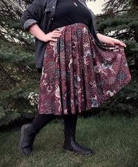 Image 3 of Stag Hunt Tapestry Midi Skirt