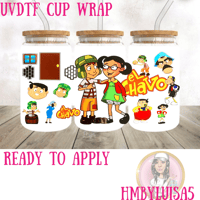 El Chavo UVDTF cup wrap