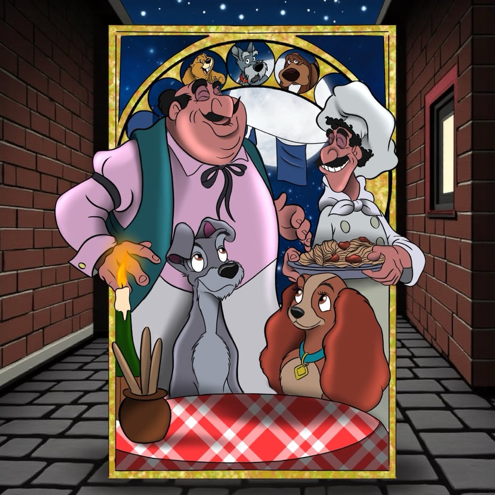 IN-PRODUCTION - Frames - Lady & the Tramp | Da'Vinci Fantasy Pins