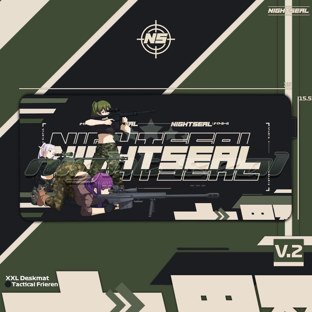 Image of Tactical x Frieren /  XXL Desk mats