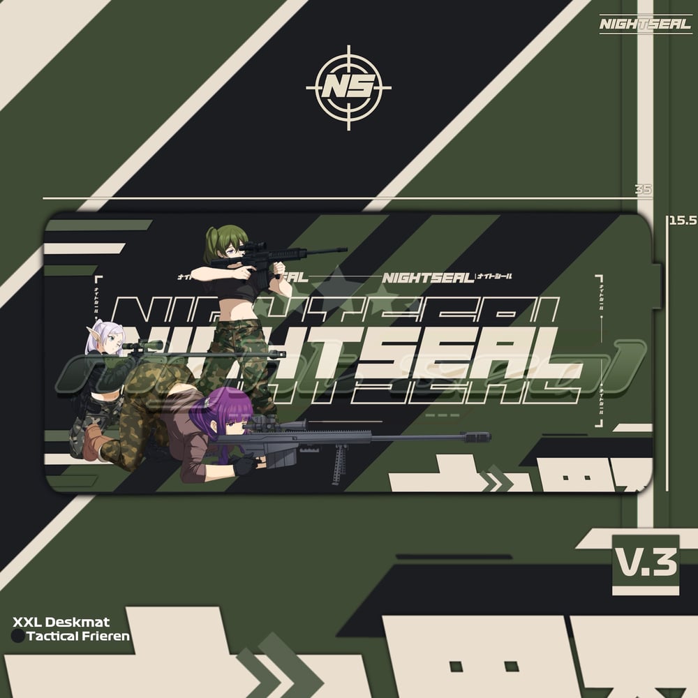 Image of Tactical x Frieren /  XXL Desk mats