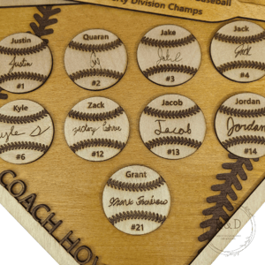 Image of Baseball Home Plate Coach's Gift