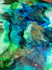 Image 4 of Resin Journal - Green Watercolor