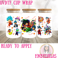 Action Z Anime UVDTF cup wrap