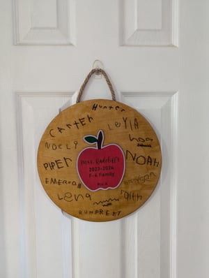 Image of Class Signature Sign for Teacher, End of Year Gift, Teacher Appreciation Gift