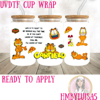 Garfield UVDTF cup wraps