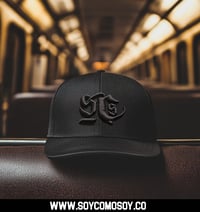 Image 2 of BLACK ON BLACK SCS SNAPBACK