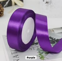 Image 5 of Satin Ribbon One Side 1in