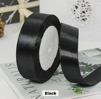 Image 3 of Satin Ribbon One Side 1in