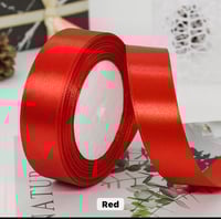 Image 2 of Satin Ribbon One Side 1in