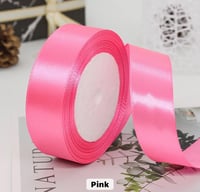 Image 9 of Satin Ribbon One Side 1in