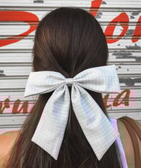 Image 5 of OLIVIA BOW · green tartan