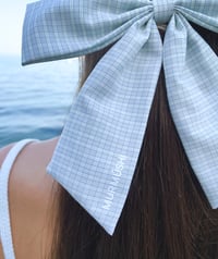 Image 2 of OLIVIA BOW · green tartan