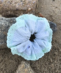 Image 3 of LUCIE SCRUNCHIE · green tartan