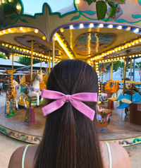 Image 2 of BERNADETTE BOW · pink denim